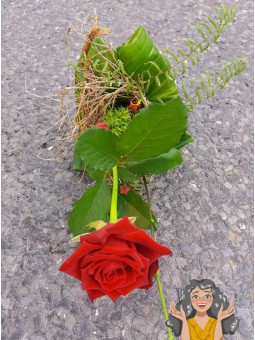 Rose decorée