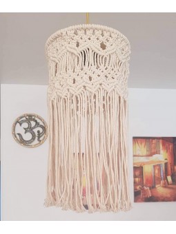 Lampe macramé